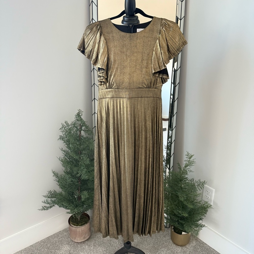 IVY CITY CO | Gold Dress